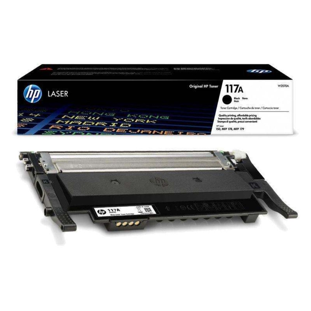 HP 117A Black Original Laser Toner Cartridge (W2070A)