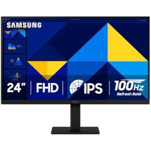 Samsung Essential Monitor S3 S30GD 24-Inch FHD IPS 100Hz LS24D300GAMXUE
