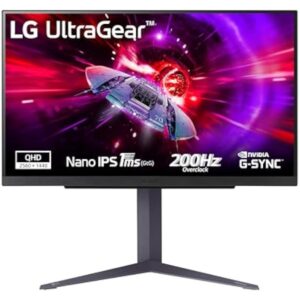 LG 27GS85Q-B UltraGear 27-Inch QHD Nano IPS Gaming Monitor 180Hz