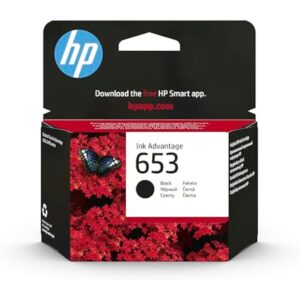 HP 653 Black Original Ink Advantage Cartridge