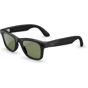 Meta Rayban Wayfarer T150 F-Black L-Green Smart Glasses v2 (RW4006)
