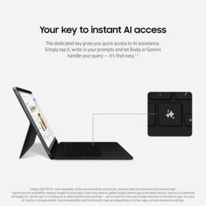 Samsung Book Cover Keyboard for Galaxy Tab S10 FE Plus/S10 FE+ 5G