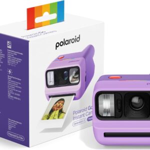 Polaroid Go Generation 2 Purple + Color Film Bundle (16 Photos)