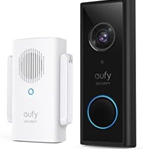 Eufy Video Doorbell 2K (Battery) Black & White