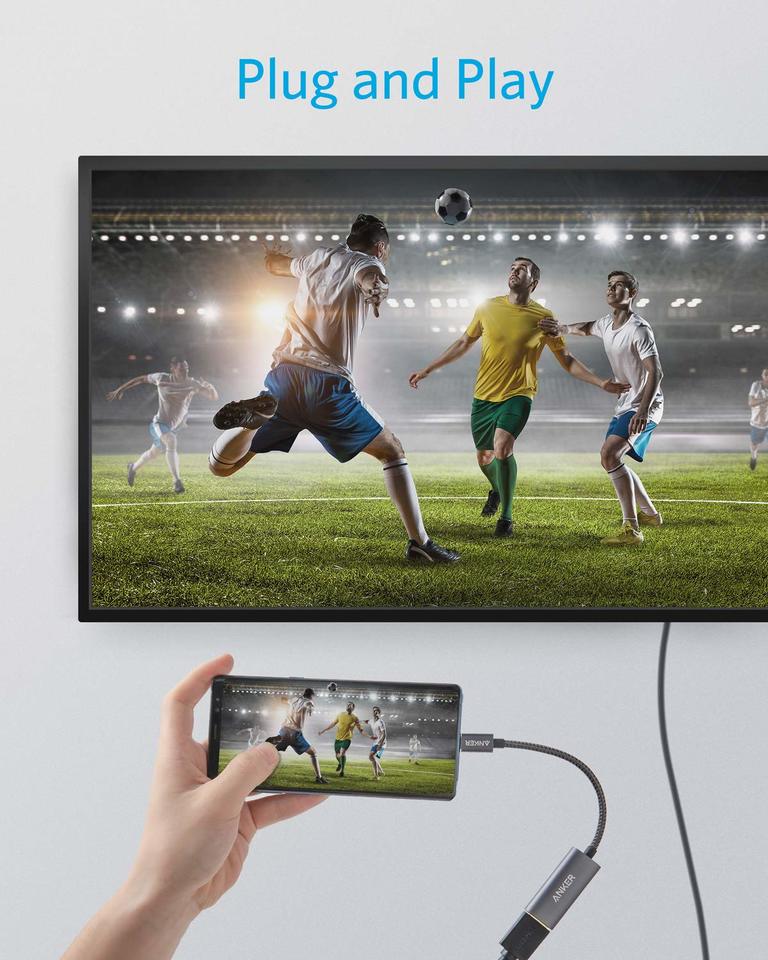 Anker USB-C to HDMI Adapter Gray - Image 3
