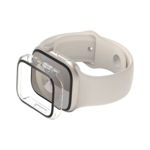 Belkin Tempered Curve 2-in-1 Treated Screen Protector + Bumper for Apple Watch Series 9/8/7/6/5/4/SE