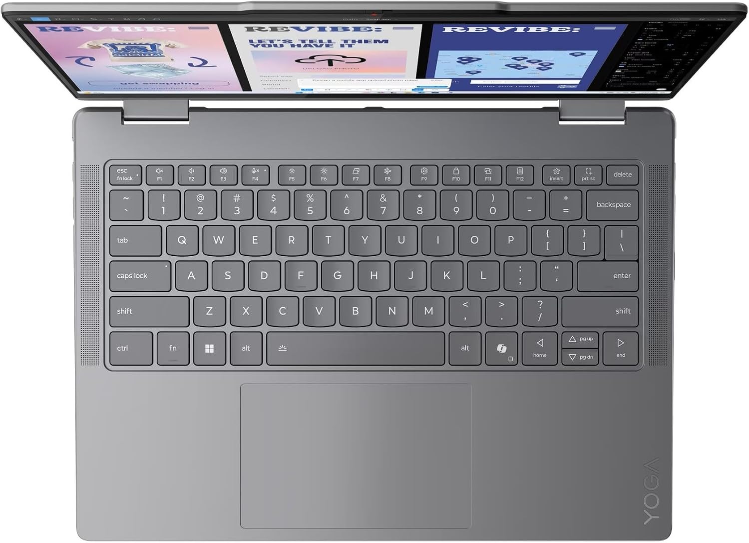 Lenovo Yoga 7 2-in-1 14ILL10 Intel Core Ultra 7 256V 16GB RAM 1TB SSD 14″ 2.8K OLED Touchscreen Lunar Grey (83JQ000KUS) - Image 2