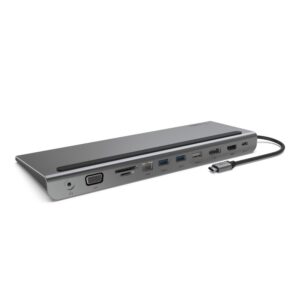 Belkin CONNECT 11-in-1 USB-C Multiport Dock and Stand Grey