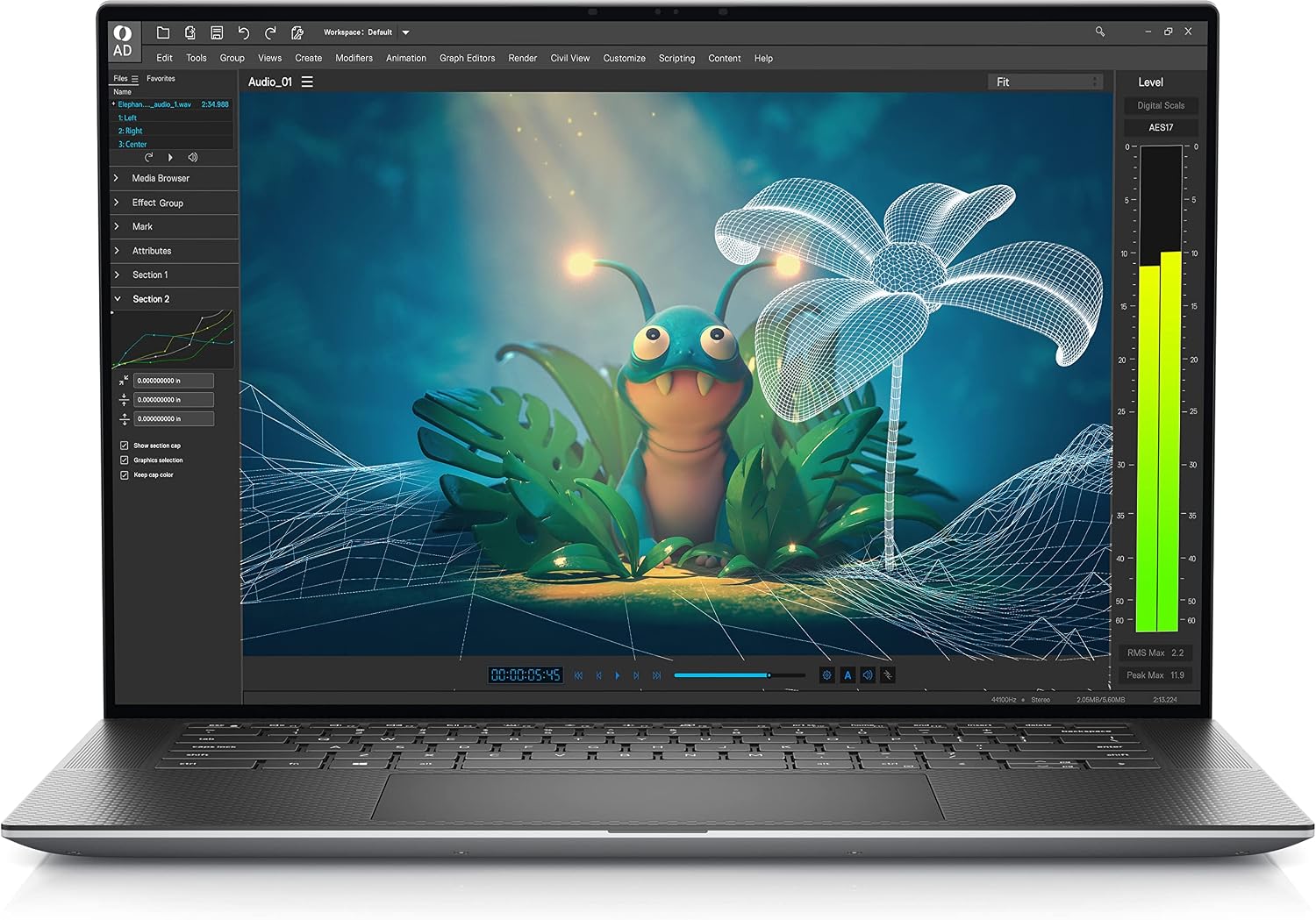 Dell Precision 5570 Intel Core i9 12th Gen 16GB RAM 512GB SSD RTX A2000 8GB 15.6" 4K Touchscreen (Grade A)