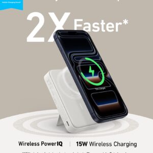 Anker Maggo Power Bank (10K, Magnetic Wireless) White