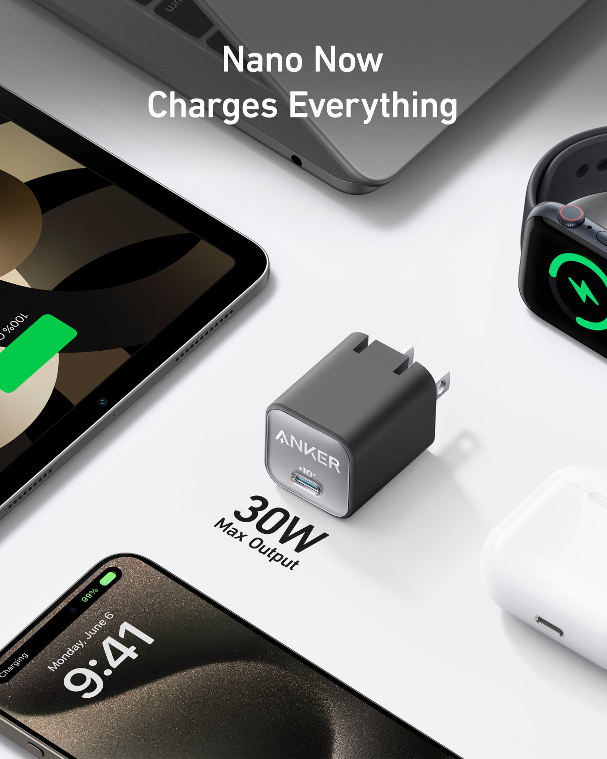 Anker Charger 30W 1C Black - Image 2