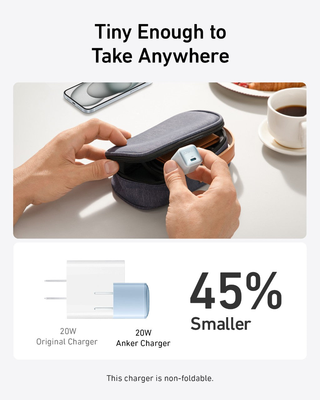 Anker Charger 20W 1C White - Image 3