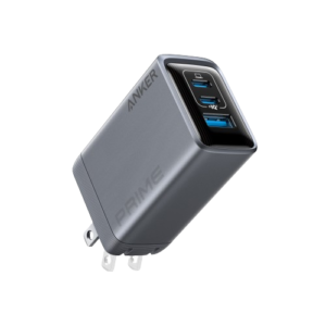 Anker Prime Charger (100W, 3 Ports, GaNPrime) Silver