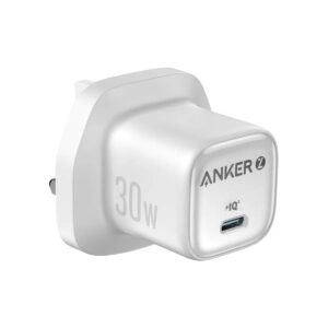 Anker Zolo Charger (30W, PD 3.0, with 1.0M C to C Cable) White