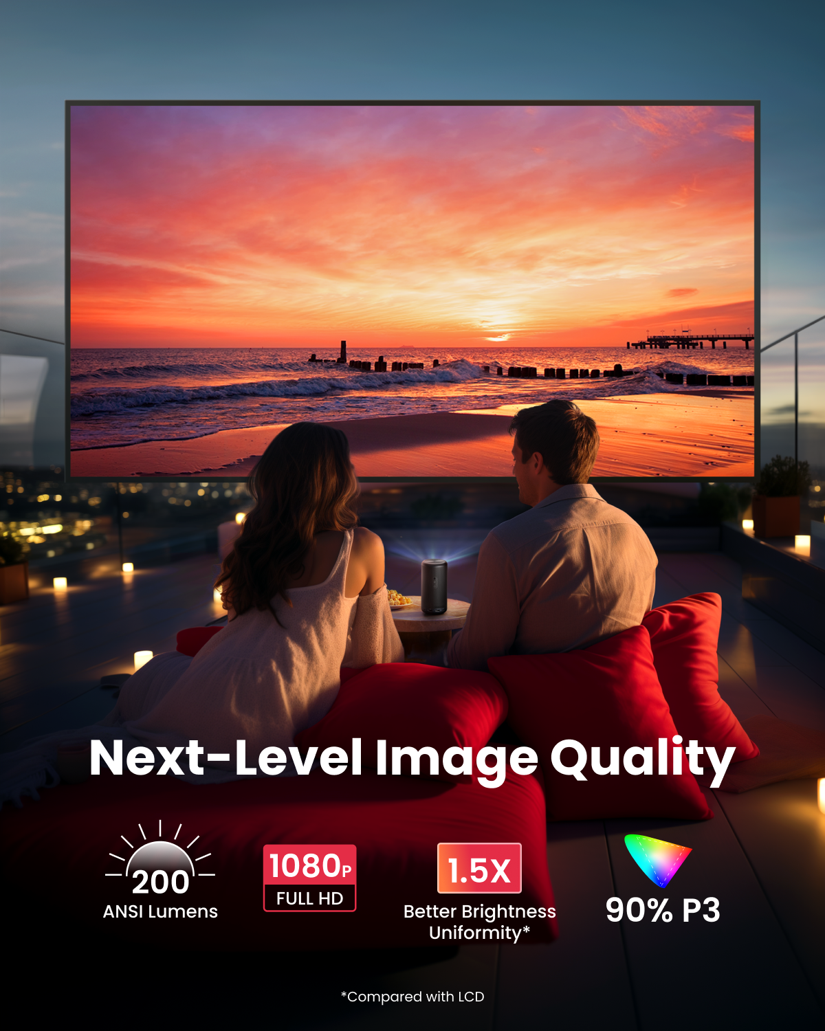 Anker Soundcore Capsule 3 Projector Black - Image 3