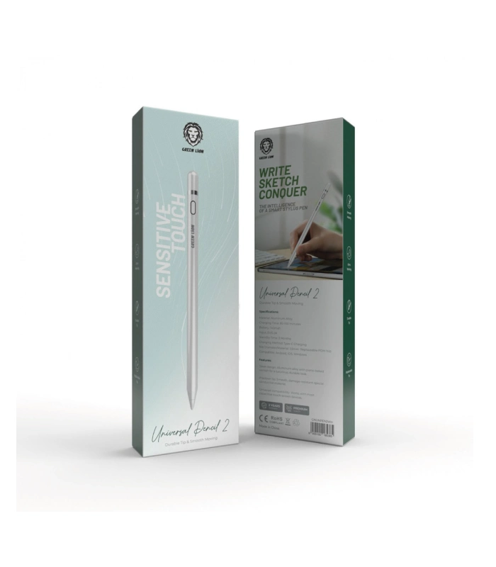 Green Lion Universal Pencil 2 White