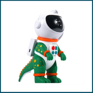 Green Lion Astronaut Galaxy Night Light Projector Green