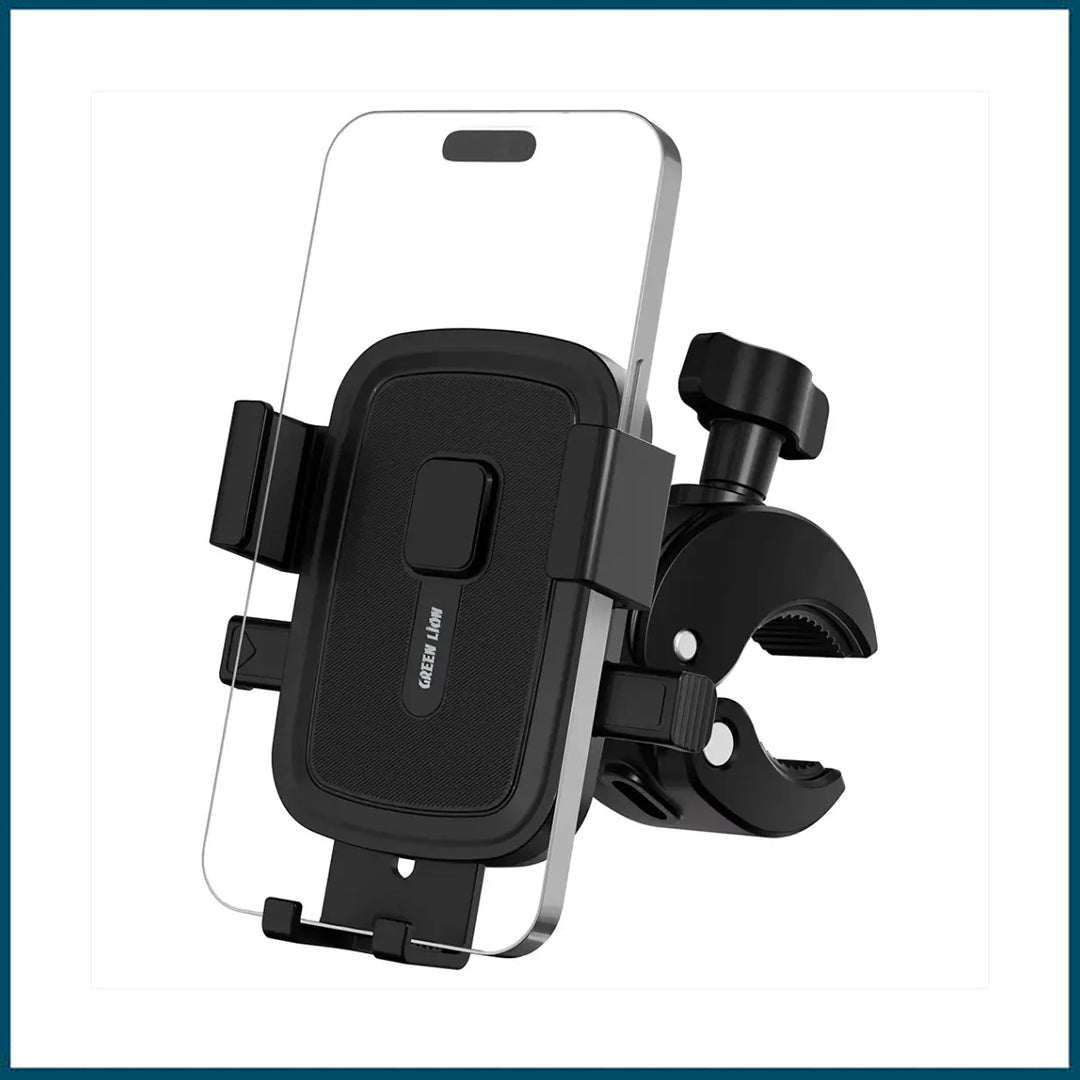 Green Lion Ride Mount Bike Phone Holder Black