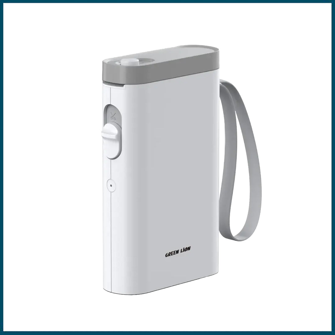 Green Lion Snap Label Thermal Printer 14mm White