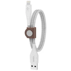 Belkin DuraTek Plus Lightning to USB-A Cable with Strap 1M Black
