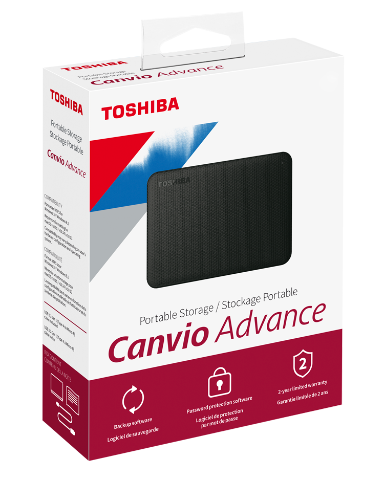 Toshiba 2TB Canvio Advance Portable External HDD - Image 2