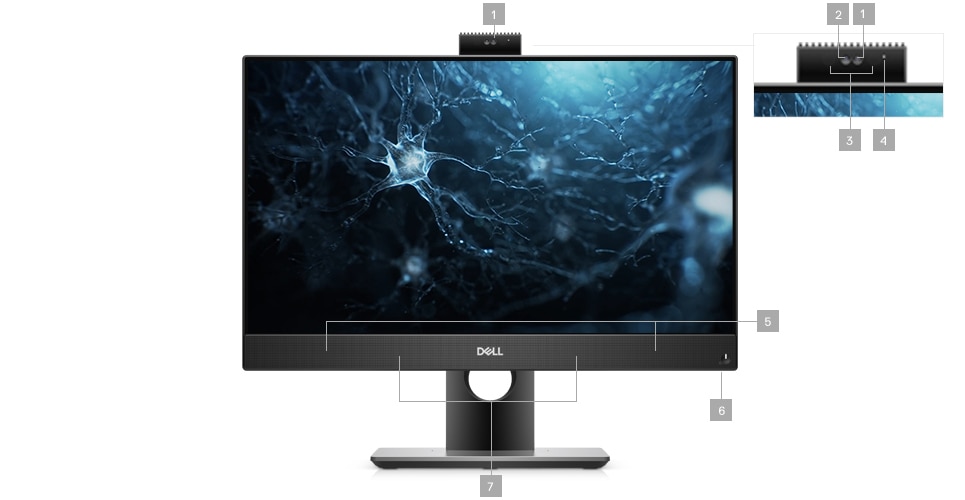 Dell OptiPlex 5490 All-in-One Core i7-10th Gen 16GB RAM 256GB SSD Touchscreen (Ex-UK) - Image 2