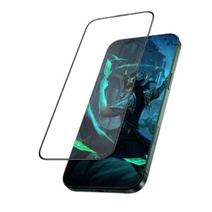 Green Lion 9H Steve Matte Privacy Glass Protector for iPhone 16 Pro Max Black