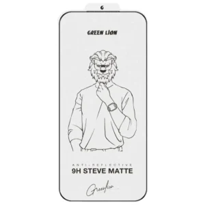 Green Lion 9H Steve Matte Screen Protector for iPhone 17 Pro Max Clear
