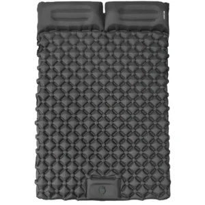 Green Lion Double Air Bed Inflatable Air Mattress Gray