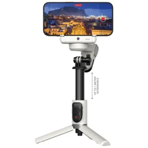 Green Lion Palermo Gimbal Tripod Stand with Remote Control White