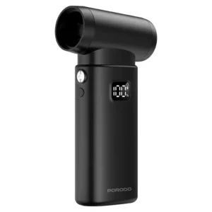 Porodo Lifestyle 2 in 1 Portable Vacuum Cleaner and Air Duster Black