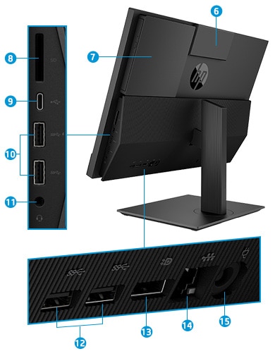 HP ProOne 600 G5 All-in-One Core i5-9th Gen 8GB RAM 256GB SSD Non-Touch (Ex-UK) - Image 3